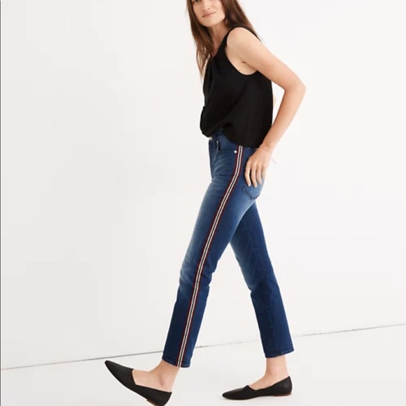 Madewell Stovepipe Jeans: Ribbon Tux Stripe Edition - Picture 10 of 10
